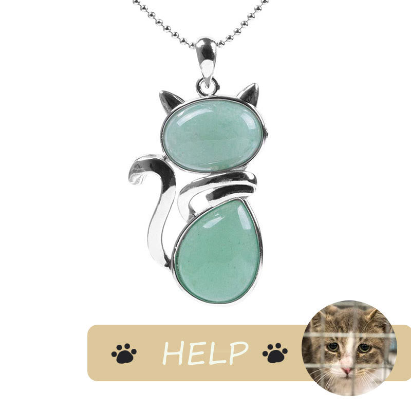 Save A Cat Spiritual Protection Pendant Necklace