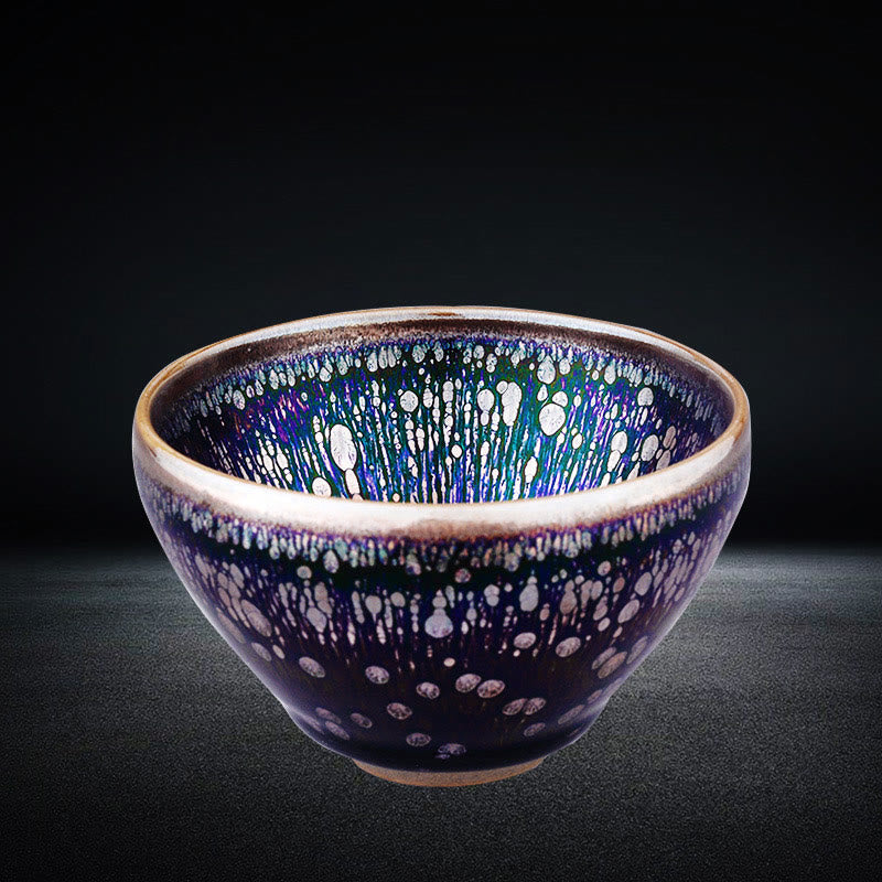 Purple Glaze Jianzhan Ceramic Teacup 8.5cm | Zen Decor