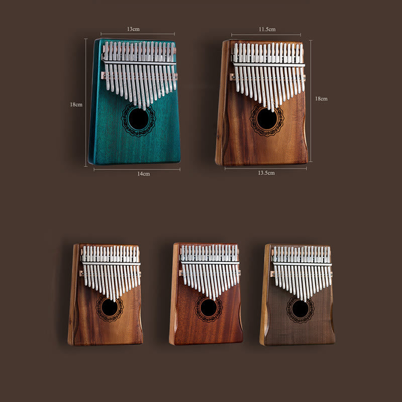 17 Keys Mahogany Wood Meditation Kalimba Thumb Piano