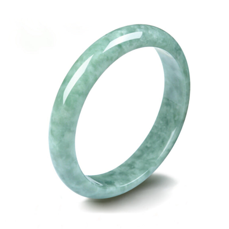 Natural Jade Prosperity Bangle Bracelet 60-61mm