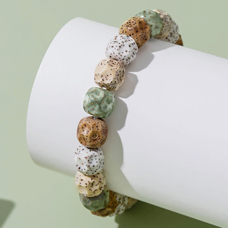 10mm Bodhi Seed Spiritual Bracelet for Wealth & Auspiciousness