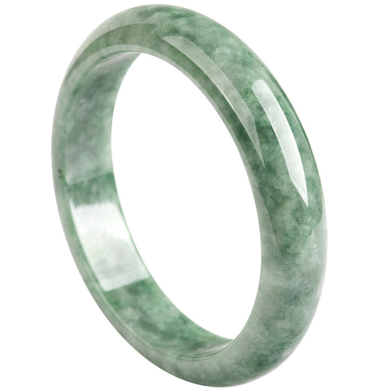 Natural Jade Luck Wealth Bangle Bracelet 58mm