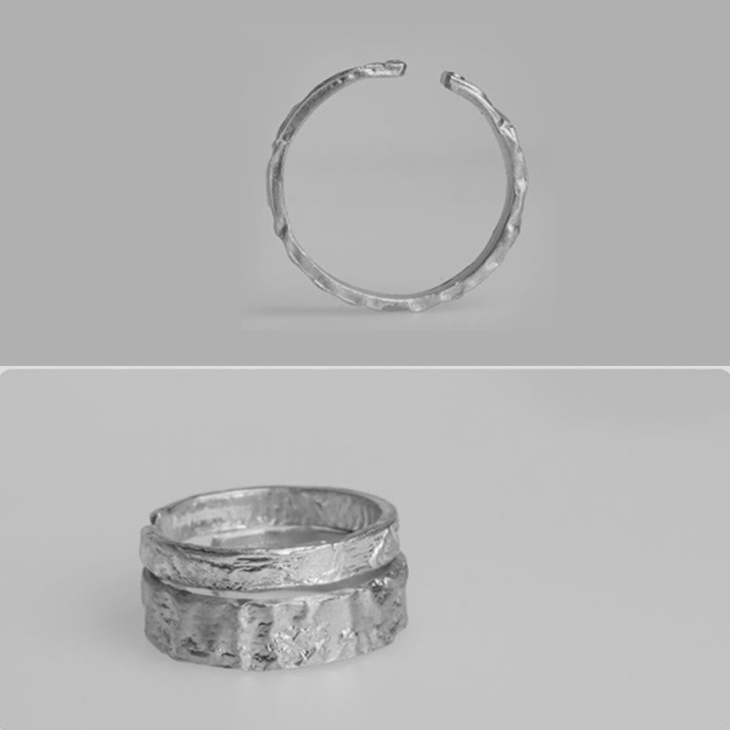 925 Sterling Silver Blessing Couple Ring | Spiritual Protection