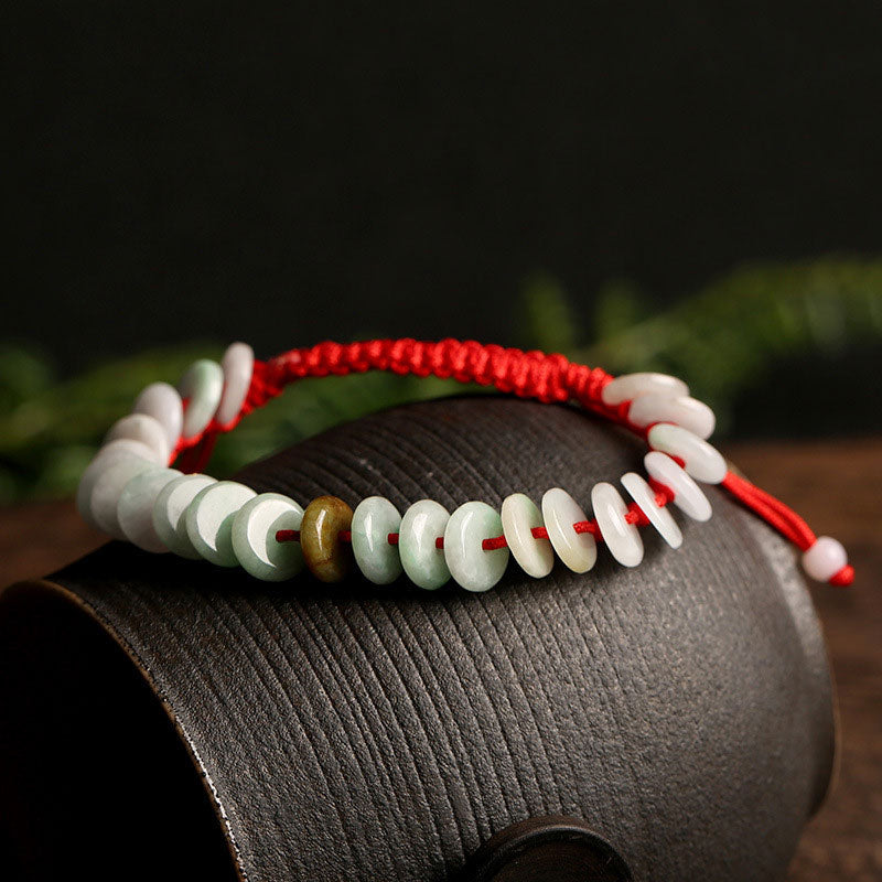 10mm Natural Jade Bracelet for Luck & Protection