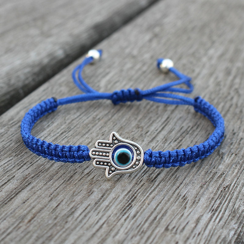 Handmade Hamsa Symbol Protection Bracelet | Luck & Faith