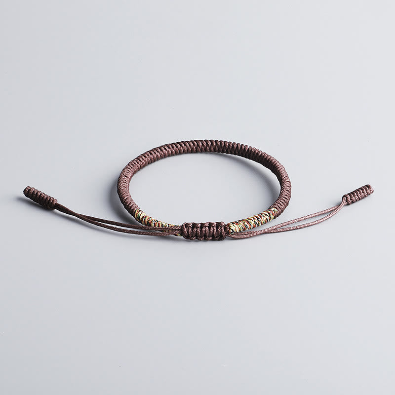 Tibetan King Kong Knot Bracelet Set for Luck & Peace