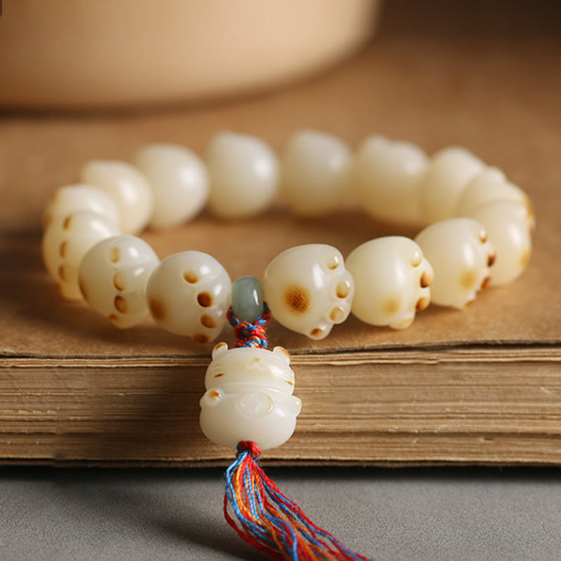 Bodhi Seed Cat Paw Lucky Cat Spiritual Bracelet