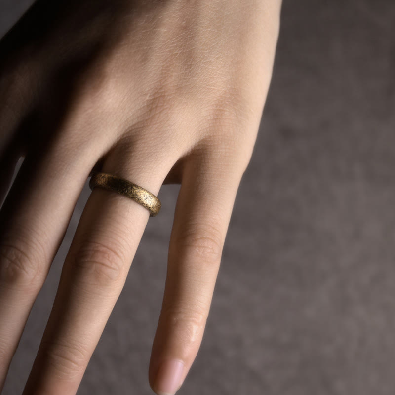 Copper Tibetan Vintage Adjustable Luck Couple Ring