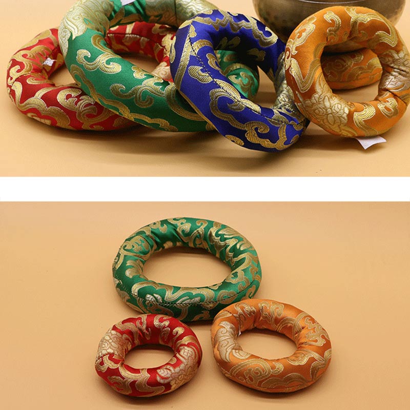 Meditation Cushion for Tibetan Singing Bowls, Polyester 8-22cm