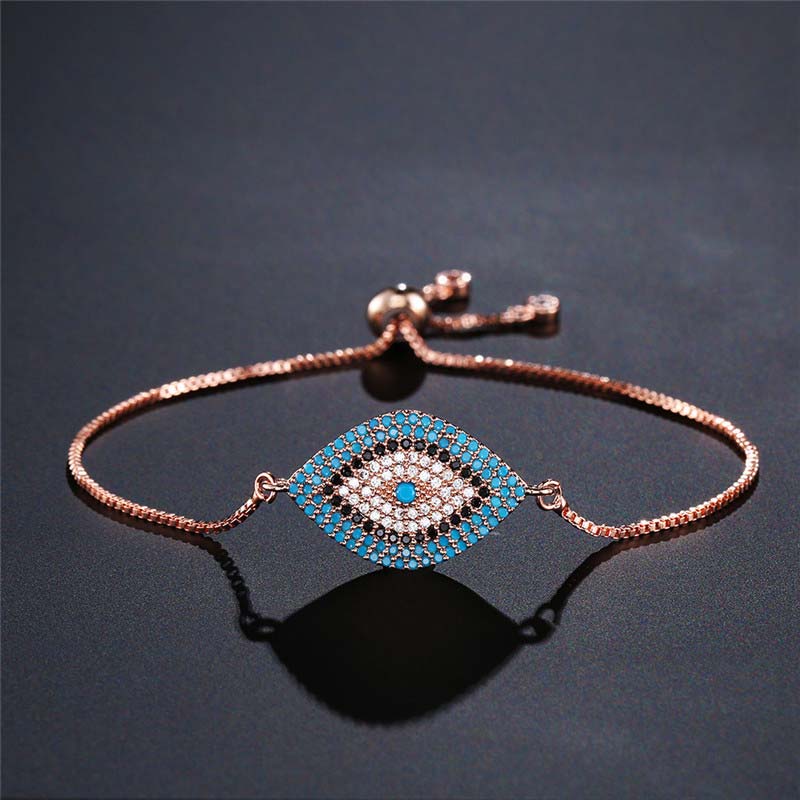 Copper Evil Eye Protection Bracelet | Adjustable Healing