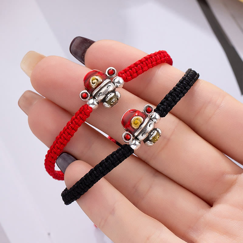 Handmade Red String Luck & Strength Bracelet 14mm