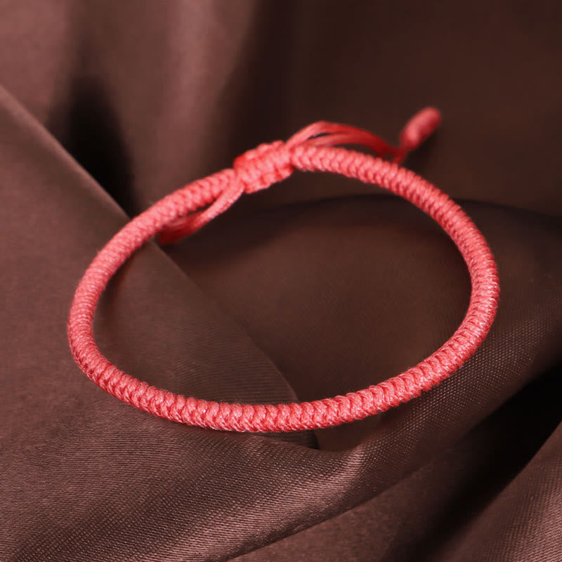 3Pcs Tibetan King Kong Knot Red String Protection Bracelet