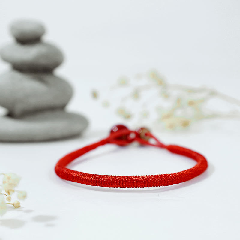 Adjustable FengShui Red String Bracelet for Luck & Protection
