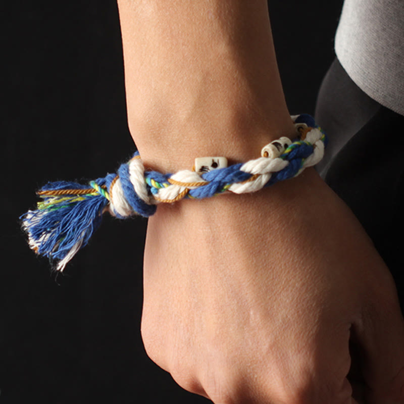 Zakiram Wealth Goddess Red String Bracelet Handcrafted