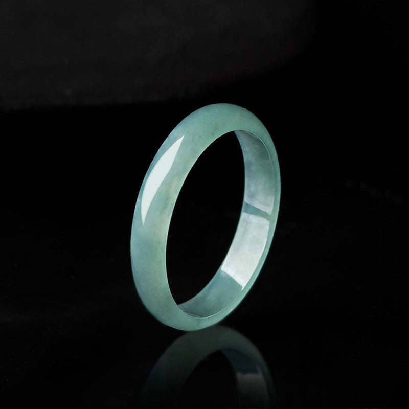 16mm Jade Ring for Prosperity, Protection & Success