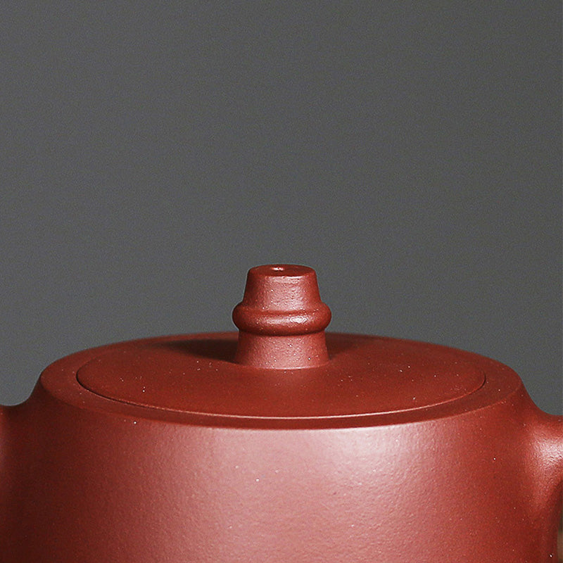 Handmade Purple Clay Bamboo Kung Fu Teapot 260ml