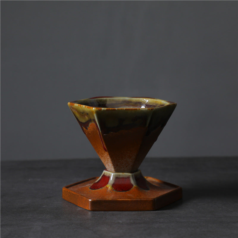 Hexagon Ceramic Tea Coffee Mug 170ml | Zen Decor