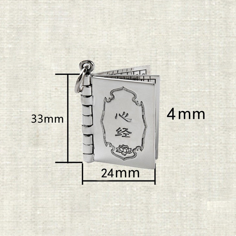 990 Sterling Silver Lotus Pendant for Protection & Enlightenment