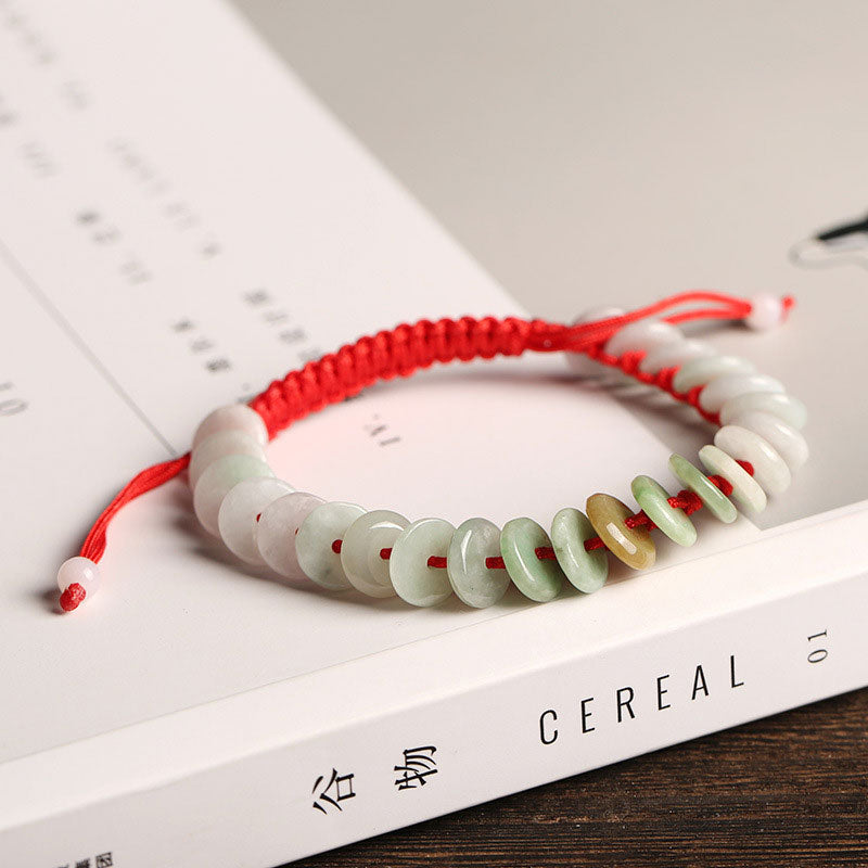 10mm Natural Jade Bracelet for Luck & Protection