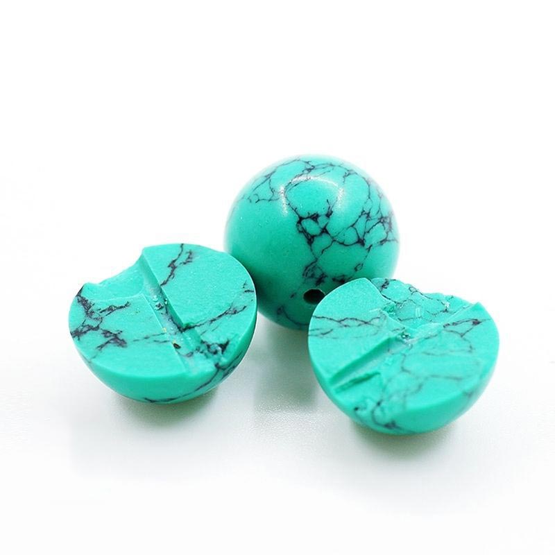 8mm Tibetan Turquoise Purification Gemstone Mala Necklace