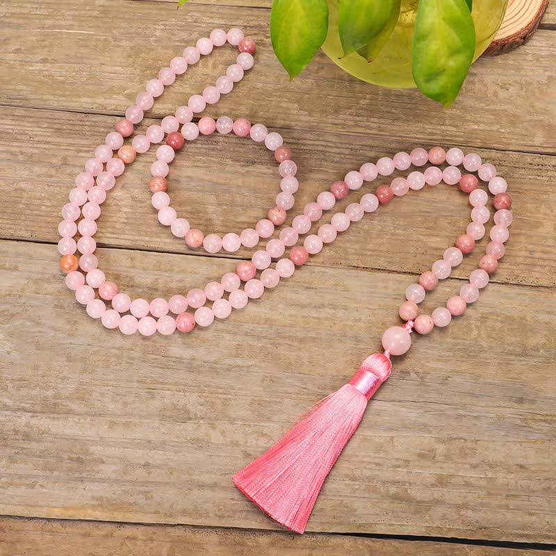 8mm Rose Quartz Love Bracelet for Self-Acceptance