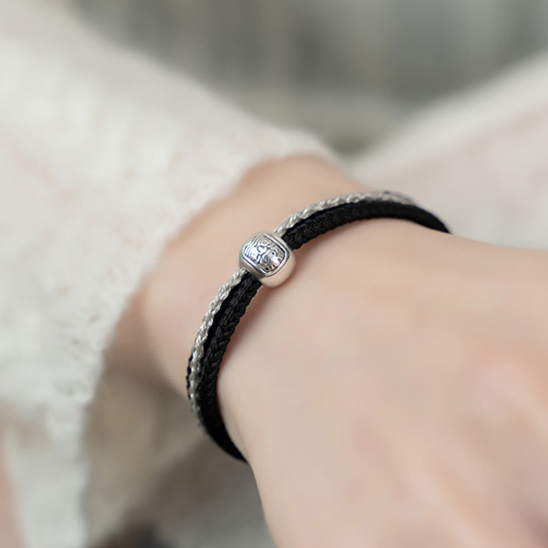 8mm Tibetan Zakiram Buddha Bracelet for Wealth & Protection