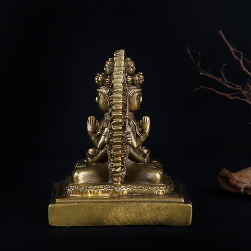 Double-sided Thousand-handed Avalokitesvara Copper Statue