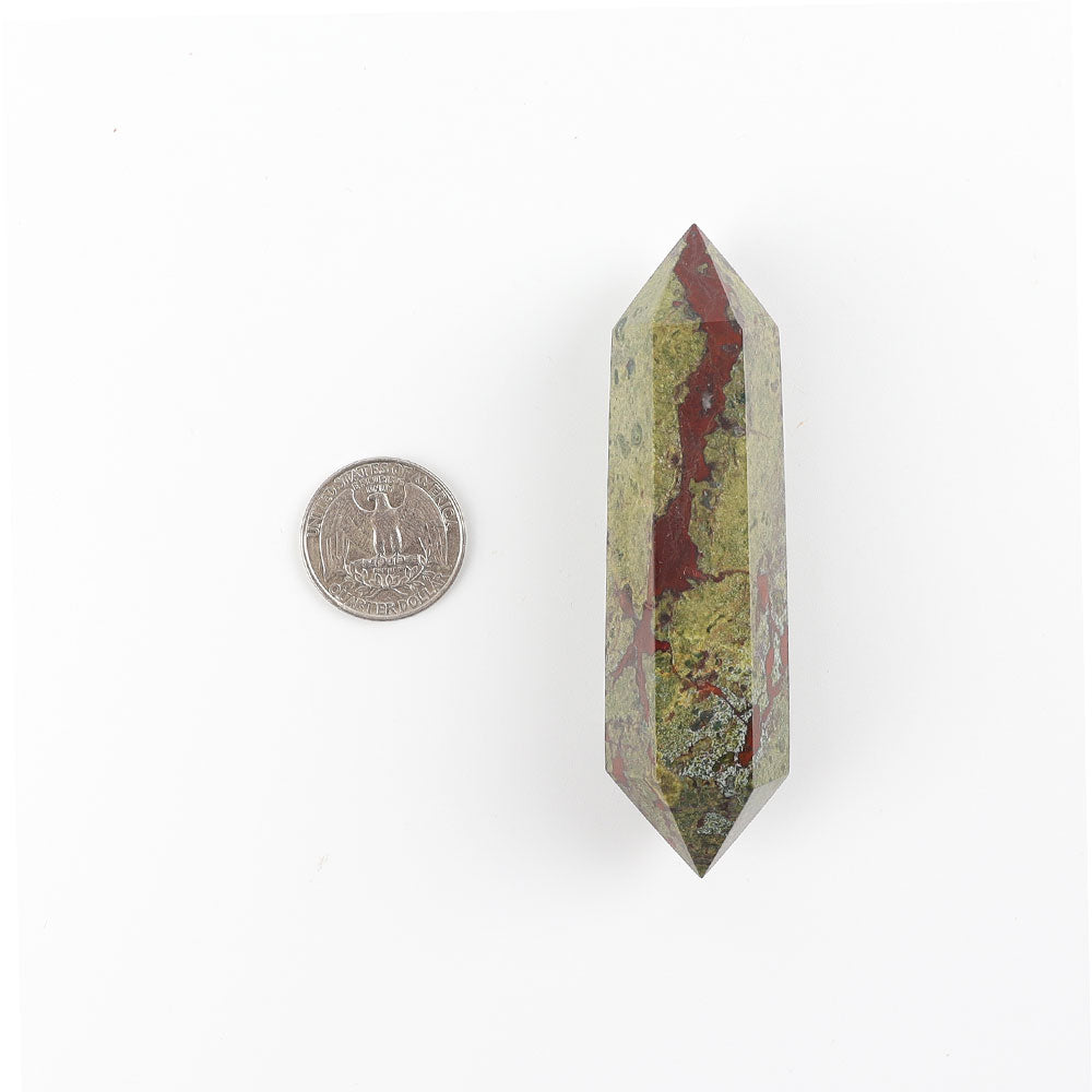 Dragon Blood Stone Double Terminated Points Set 3.4in Healing