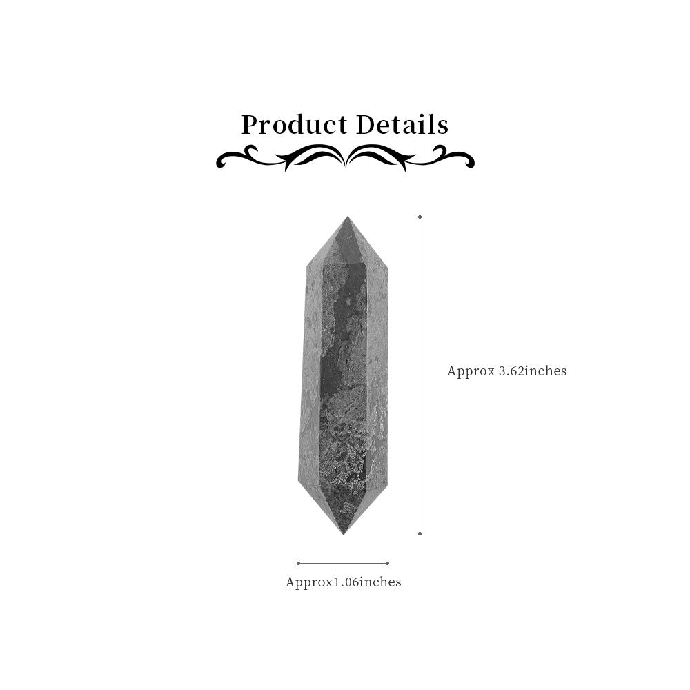 Dragon Blood Stone Double Terminated Points Set 3.4in Healing