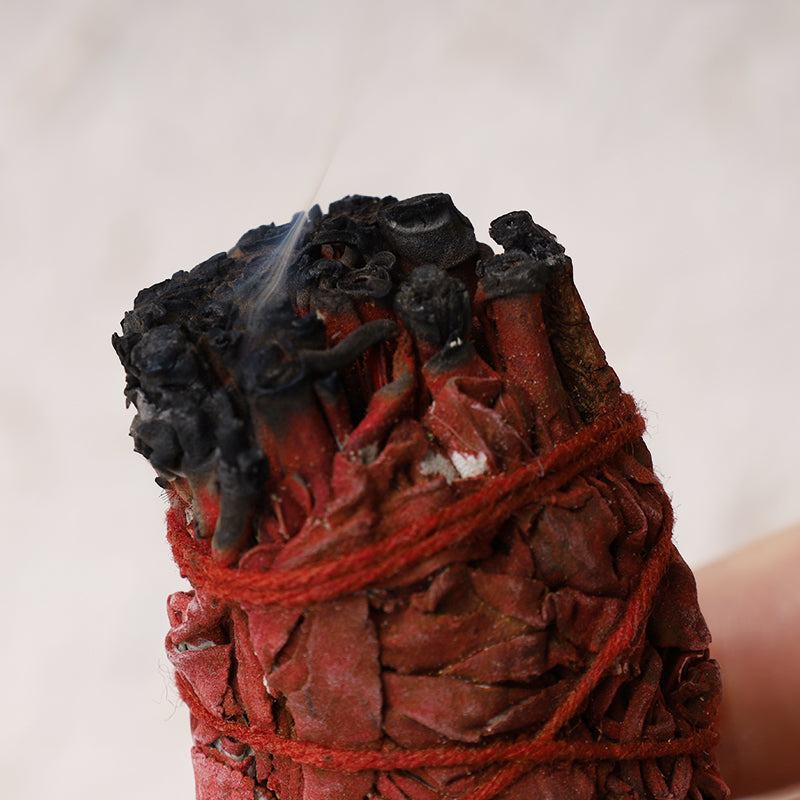 Dragon's Blood Sage Smudge Stick for Home Energy Cleansing
