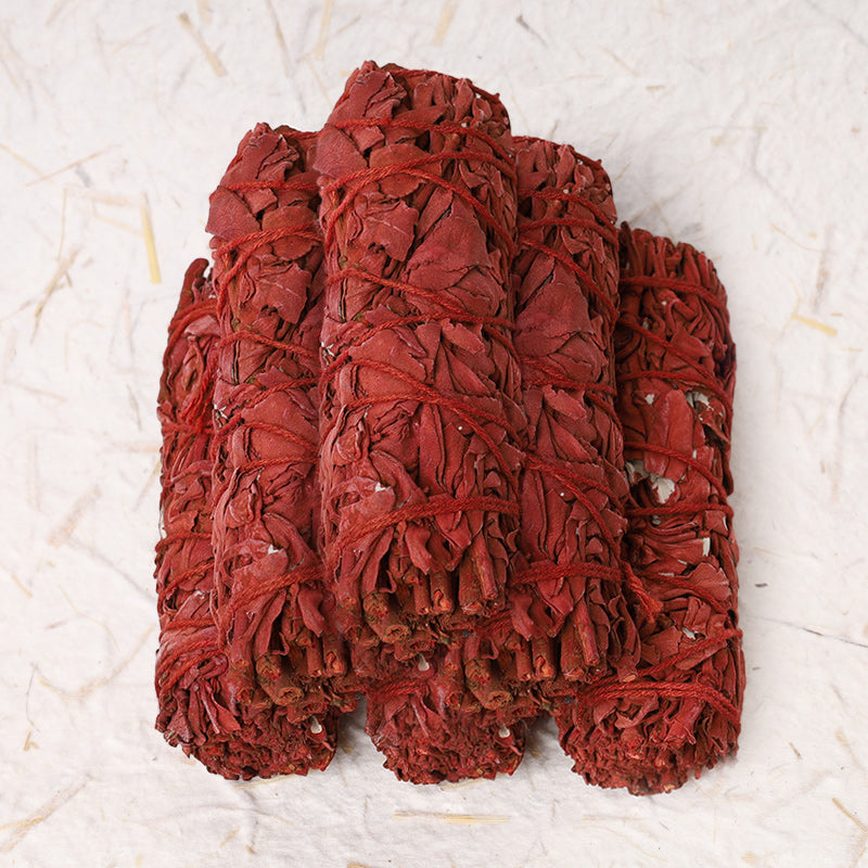 Dragon's Blood Sage Smudge Stick for Home Energy Cleansing