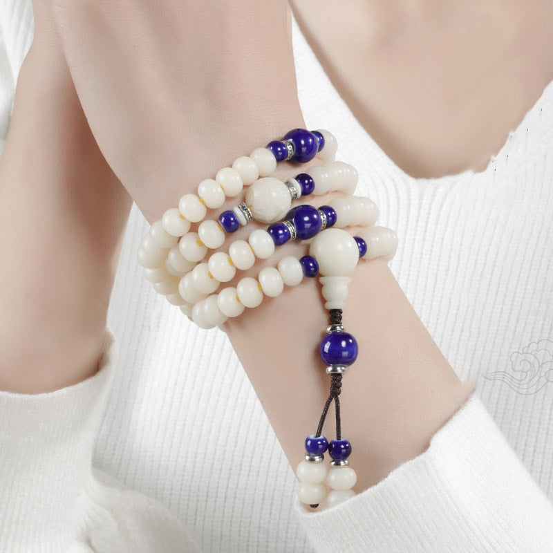 Adjustable Bodhi Seed Bracelet for Wisdom and Meditation