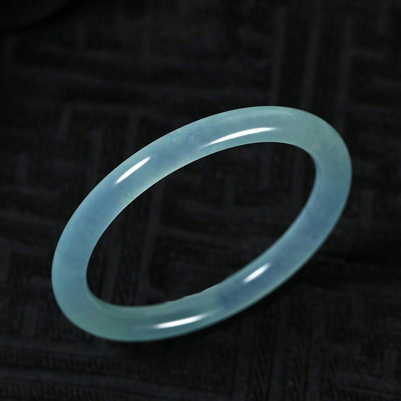 Natural Jade Healing Blessing Bangle Bracelet 58-60mm