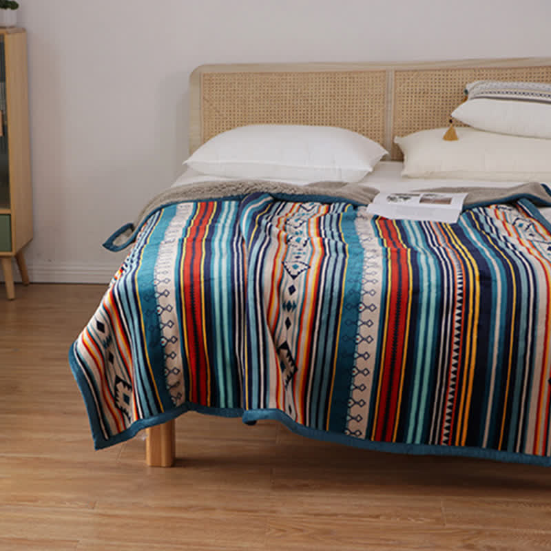 Geometric Warm Soft Zen Decor Throw Blanket 127x152cm