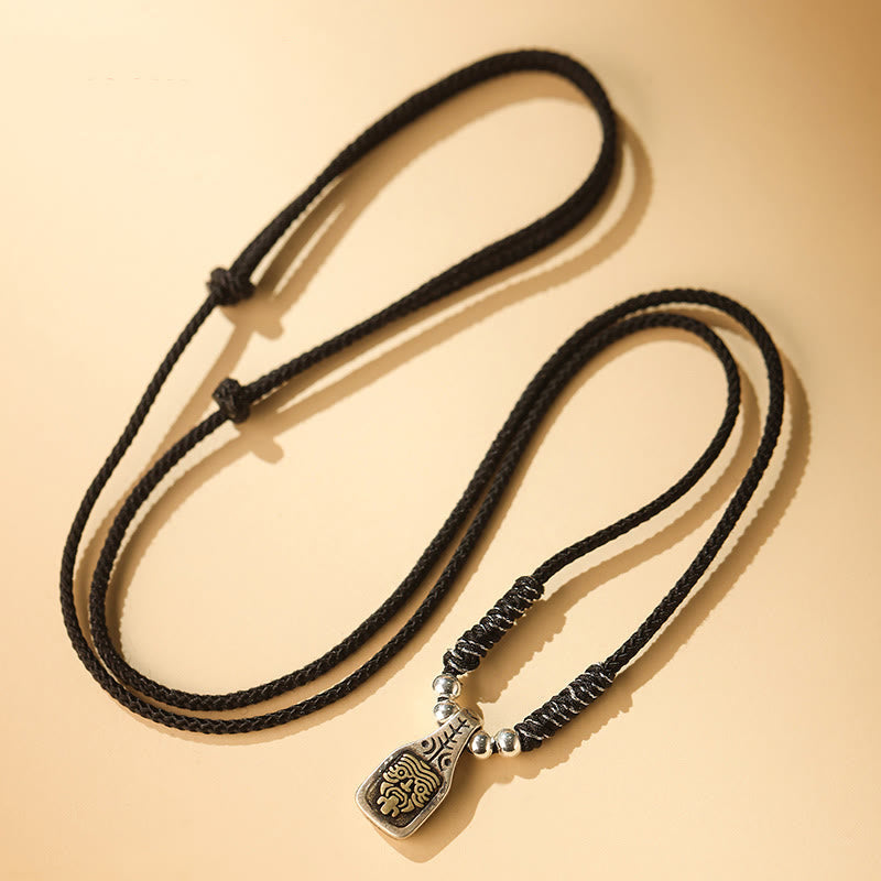 Sterling Silver Zakiram Goddess of Wealth Spiritual Necklace