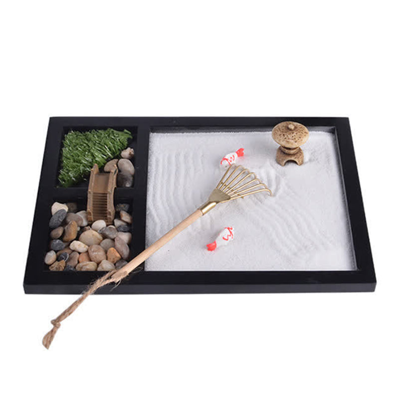 Koi Fish Zen Garden Decoration | Small Bridge for Calm