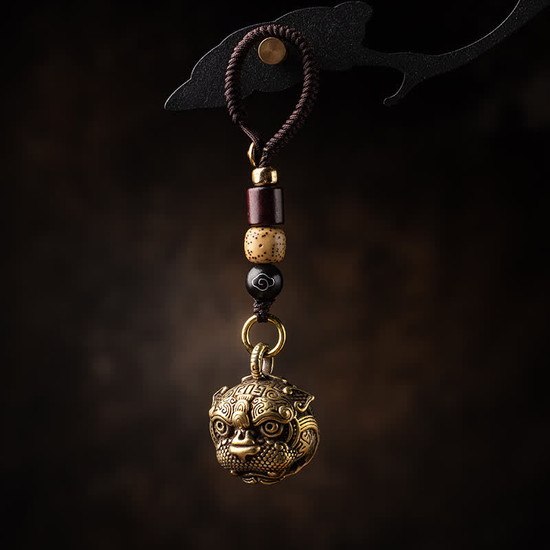 Copper Pixiu Wealth Key Chain – Luck & Protection Talisman