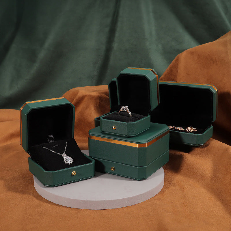PU Leather Jewelry Storage Box for Spiritual Jewelry Protection