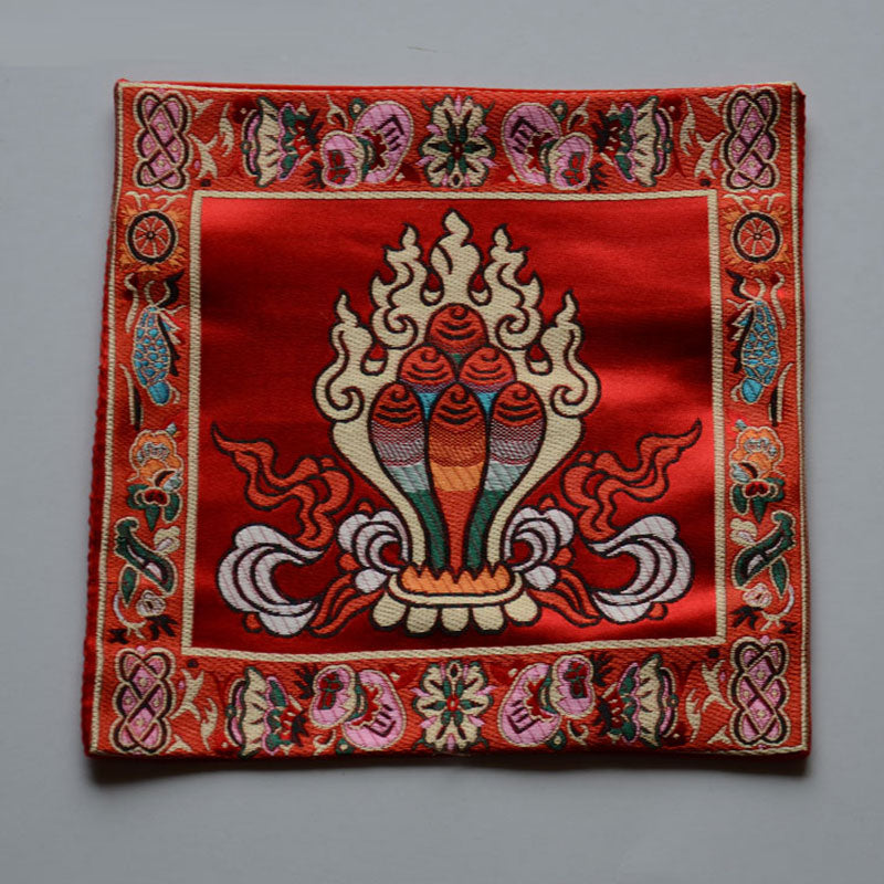 Prayer Altar Mat with Vajra | Tibetan Meditation Supplies