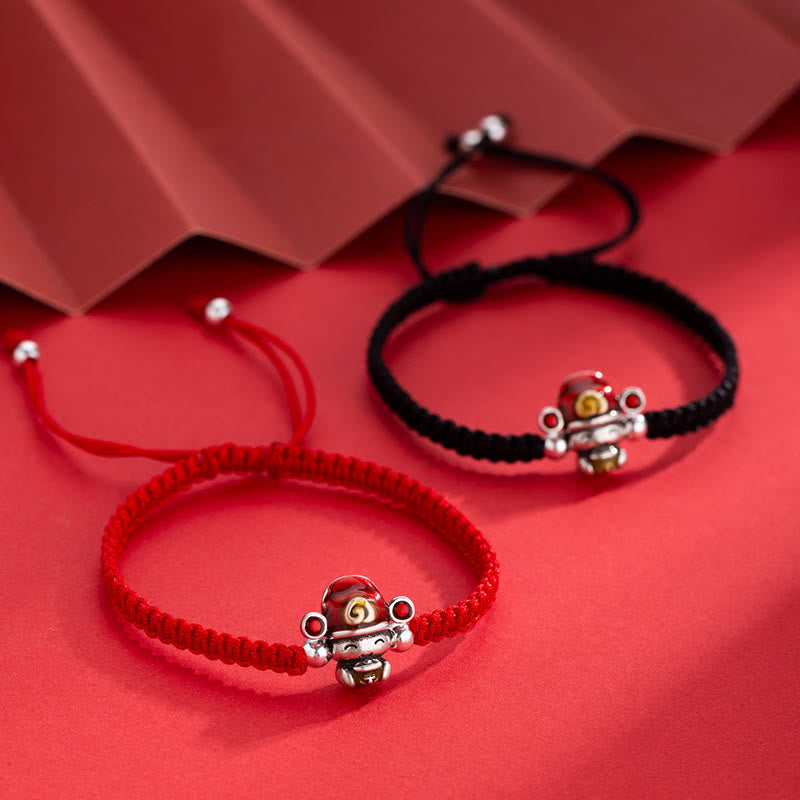 Handmade Red String Luck & Strength Bracelet 14mm