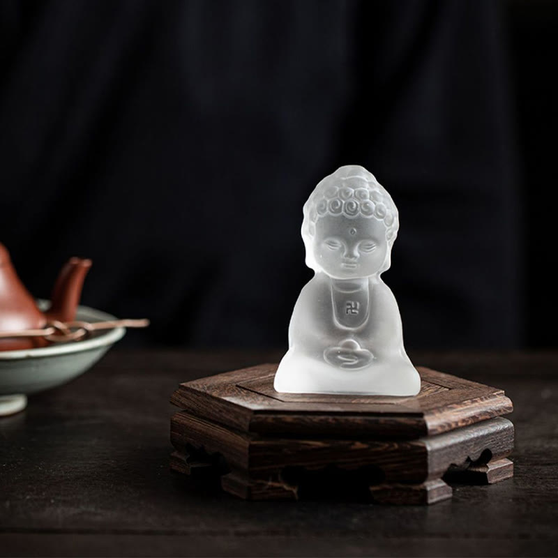 Mini Tathagata Liuli Buddha Serenity Desk Decoration