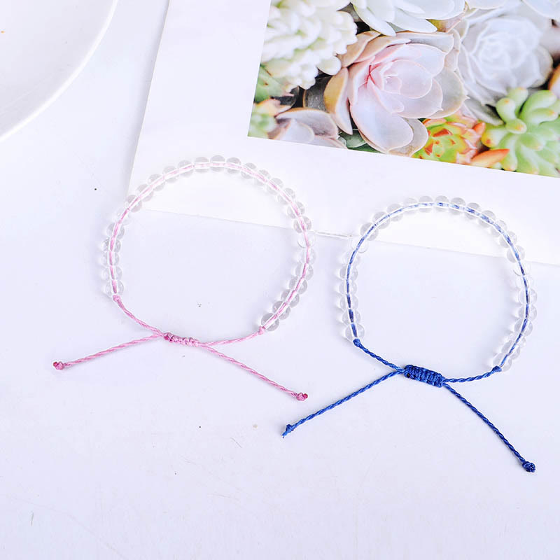 Adjustable Handmade Glass Beads Spiritual Bracelet