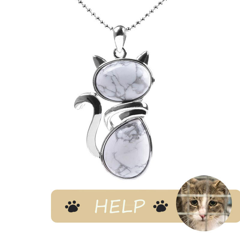 Save A Cat Spiritual Protection Pendant Necklace