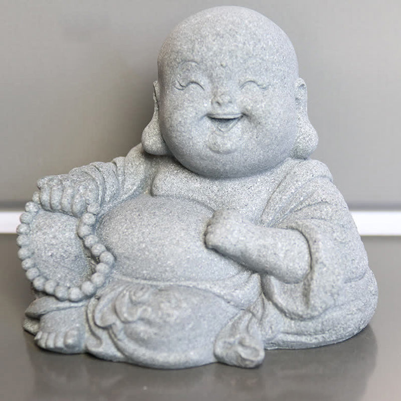 Sandstone Buddha Statue for Meditation and Compassion Home Décor