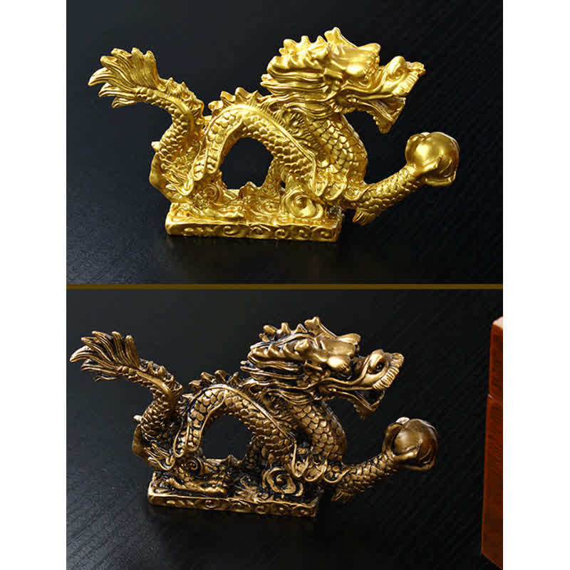 Feng Shui Chinese Dragon Statue Decoration for Prosperity