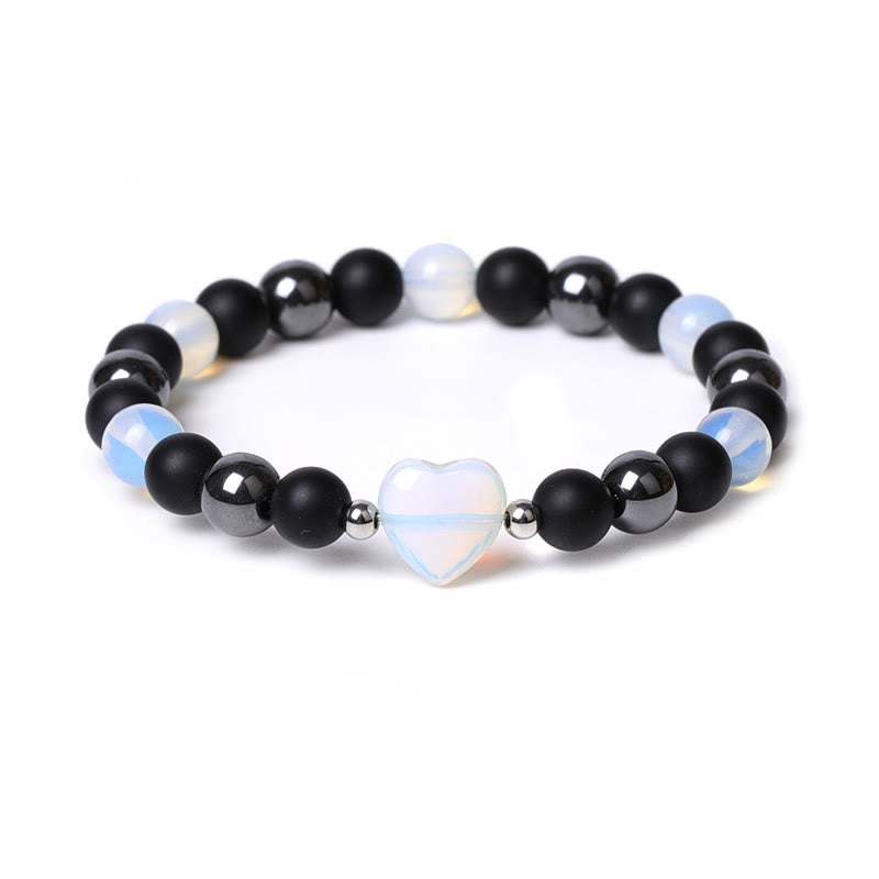 Black Onyx & Tiger Eye Protection Bracelet 8mm Beads
