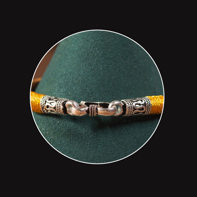 Handmade King Kong Knot Red String Bracelet for Protection