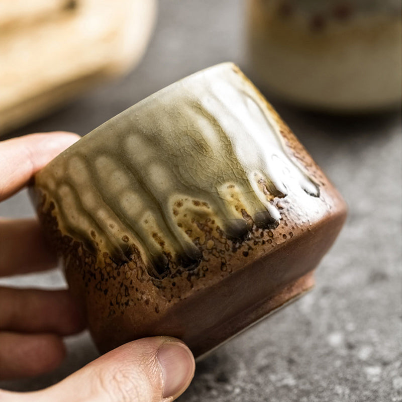 Retro Kiln Change Ceramic Coffee Mug 200ml
