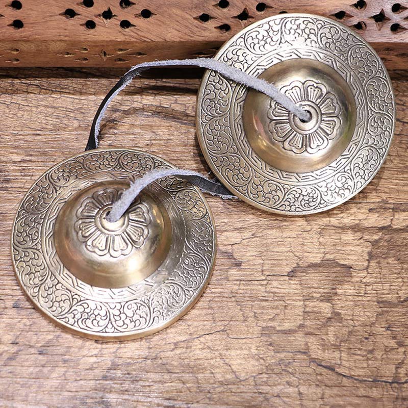 Copper Tingsha Bell with Six True Words | Meditation Tool