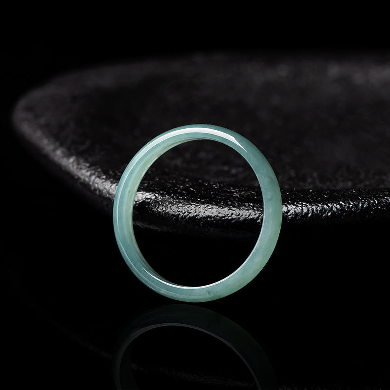 16mm Jade Ring for Prosperity, Protection & Success